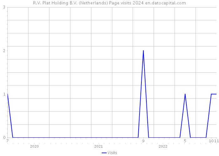 R.V. Plat Holding B.V. (Netherlands) Page visits 2024 