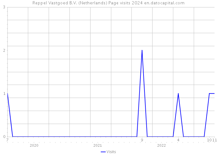 Reppel Vastgoed B.V. (Netherlands) Page visits 2024 