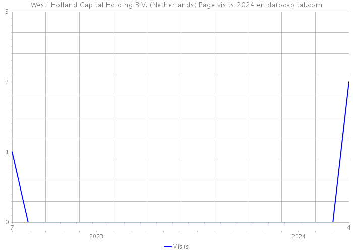 West-Holland Capital Holding B.V. (Netherlands) Page visits 2024 