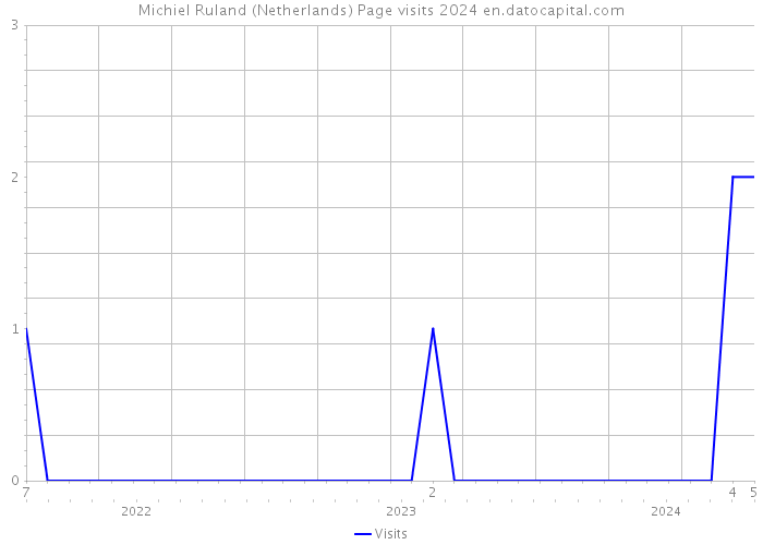 Michiel Ruland (Netherlands) Page visits 2024 