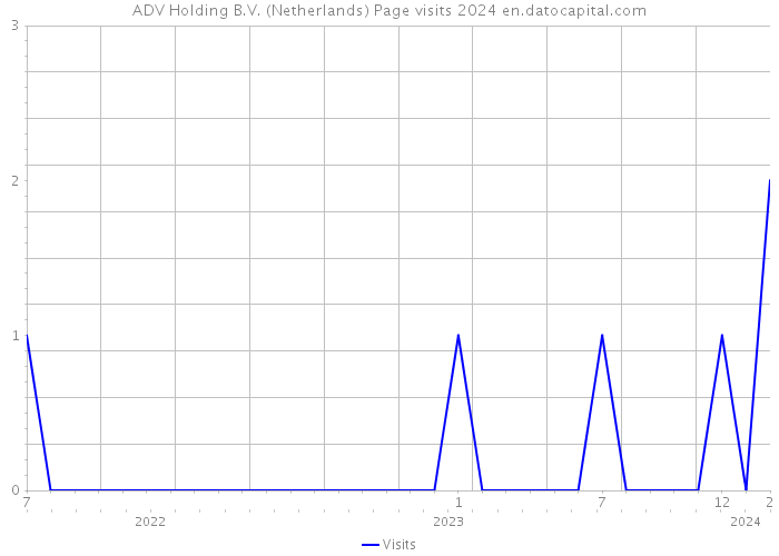 ADV Holding B.V. (Netherlands) Page visits 2024 