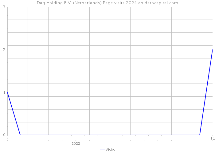 Dag Holding B.V. (Netherlands) Page visits 2024 