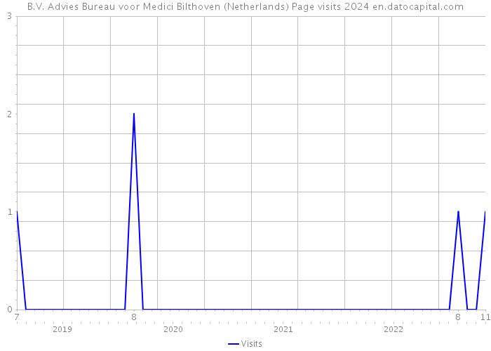 B.V. Advies Bureau voor Medici Bilthoven (Netherlands) Page visits 2024 