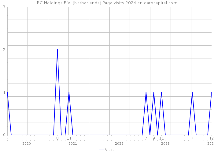 RC Holdings B.V. (Netherlands) Page visits 2024 