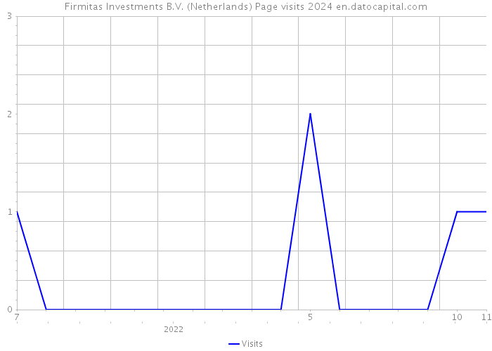Firmitas Investments B.V. (Netherlands) Page visits 2024 