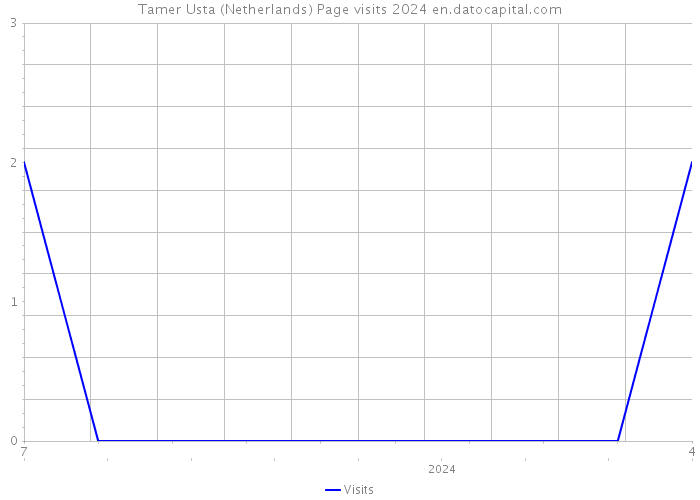 Tamer Usta (Netherlands) Page visits 2024 