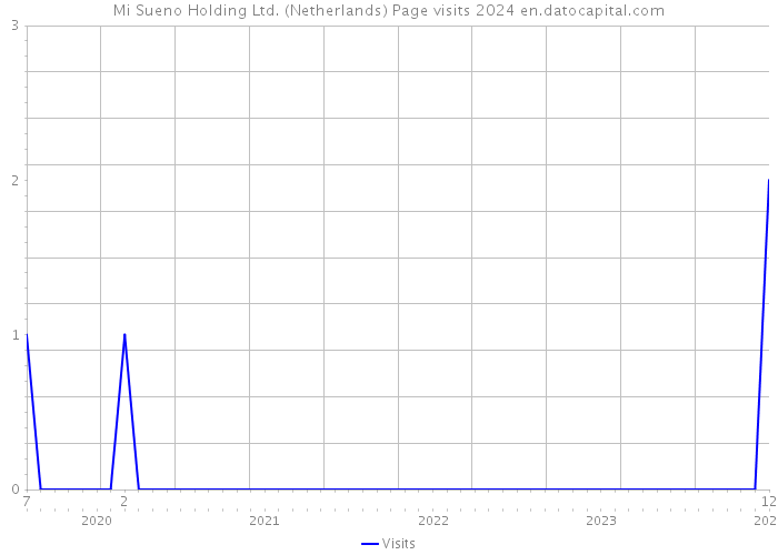 Mi Sueno Holding Ltd. (Netherlands) Page visits 2024 