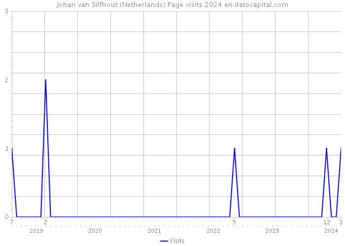 Johan van Silfhout (Netherlands) Page visits 2024 