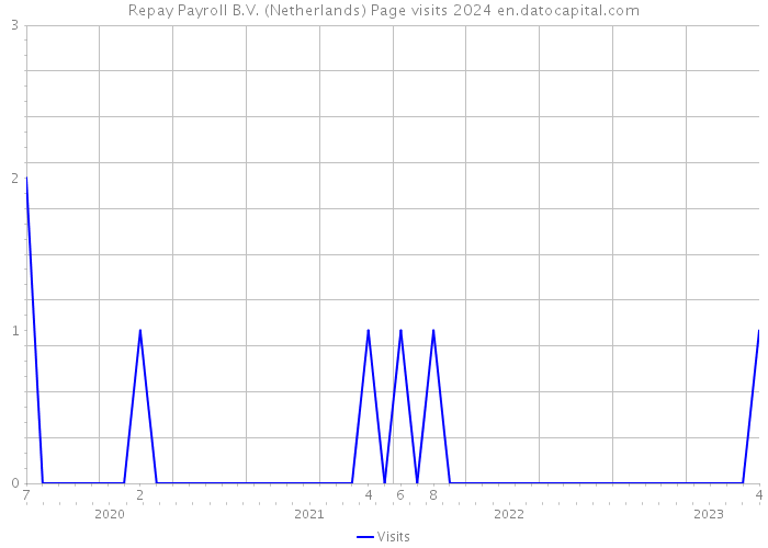 Repay Payroll B.V. (Netherlands) Page visits 2024 