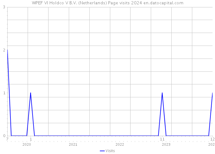 WPEF VI Holdco V B.V. (Netherlands) Page visits 2024 