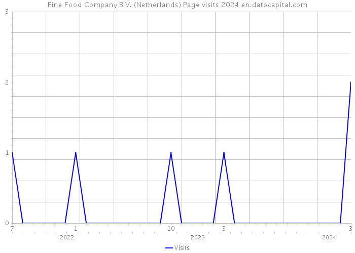 Fine Food Company B.V. (Netherlands) Page visits 2024 