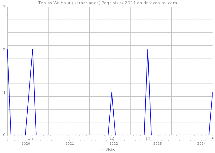 Tobias Walhout (Netherlands) Page visits 2024 