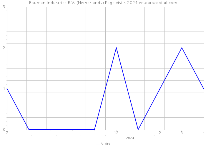 Bouman Industries B.V. (Netherlands) Page visits 2024 