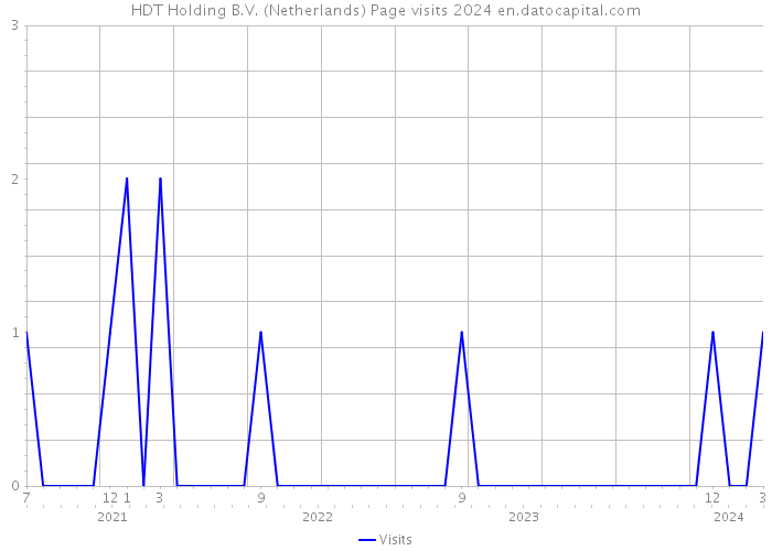 HDT Holding B.V. (Netherlands) Page visits 2024 