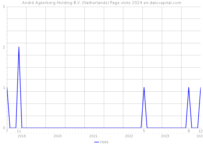 André Agterberg Holding B.V. (Netherlands) Page visits 2024 