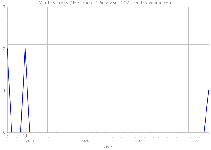 Matthijs Kroes (Netherlands) Page visits 2024 