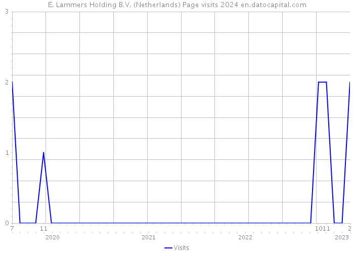 E. Lammers Holding B.V. (Netherlands) Page visits 2024 