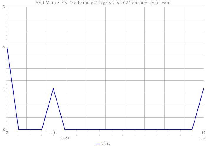 AMT Motors B.V. (Netherlands) Page visits 2024 