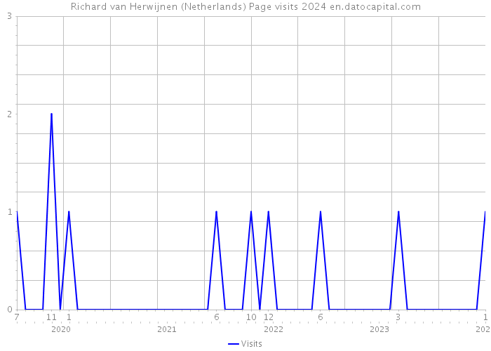 Richard van Herwijnen (Netherlands) Page visits 2024 