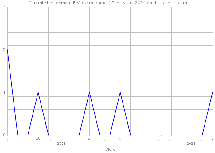 Gutami Management B.V. (Netherlands) Page visits 2024 