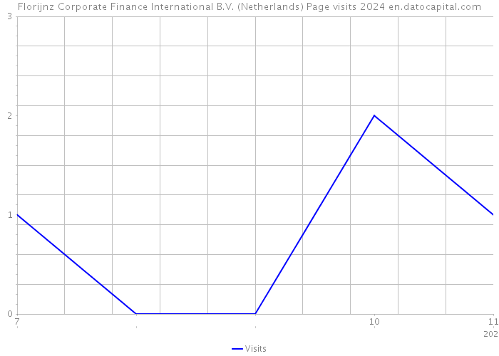 Florijnz Corporate Finance International B.V. (Netherlands) Page visits 2024 
