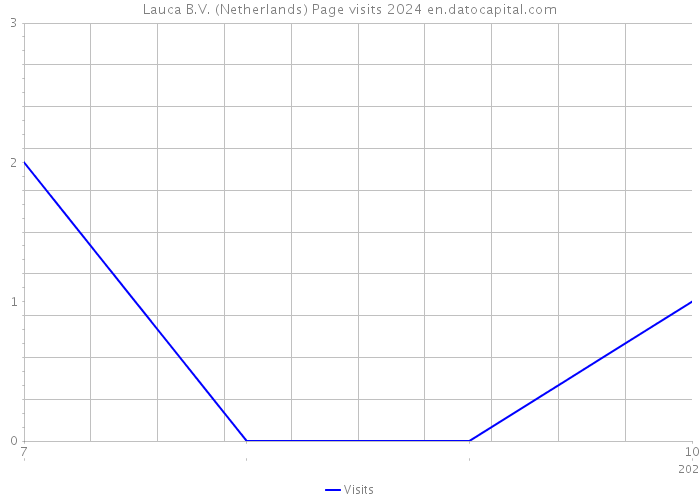 Lauca B.V. (Netherlands) Page visits 2024 