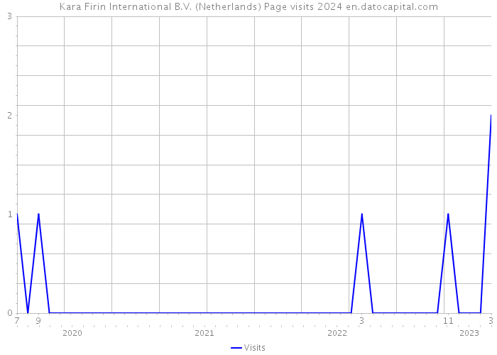 Kara Firin International B.V. (Netherlands) Page visits 2024 