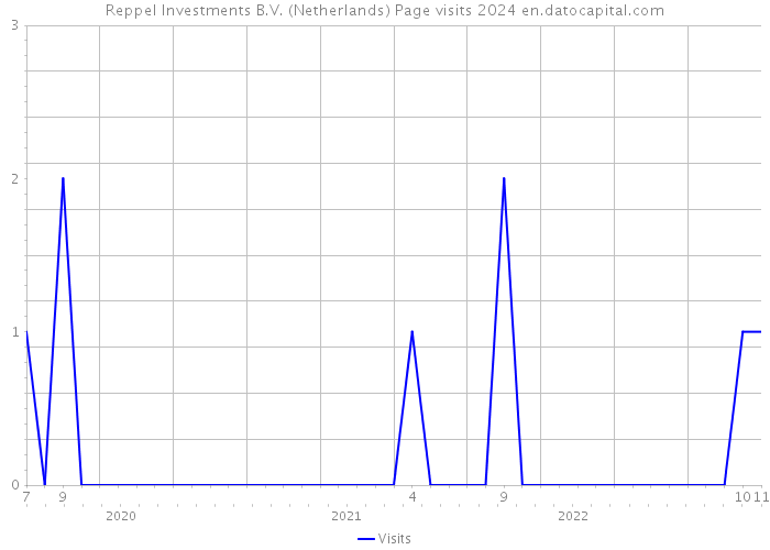 Reppel Investments B.V. (Netherlands) Page visits 2024 