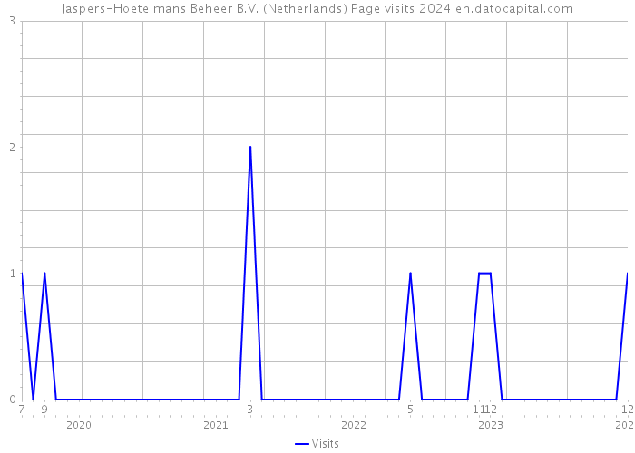 Jaspers-Hoetelmans Beheer B.V. (Netherlands) Page visits 2024 