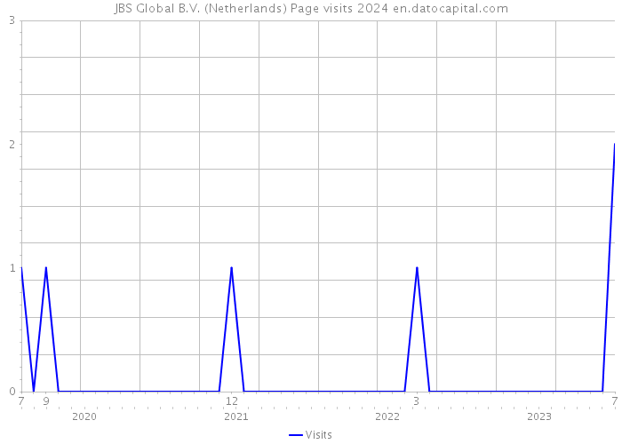 JBS Global B.V. (Netherlands) Page visits 2024 