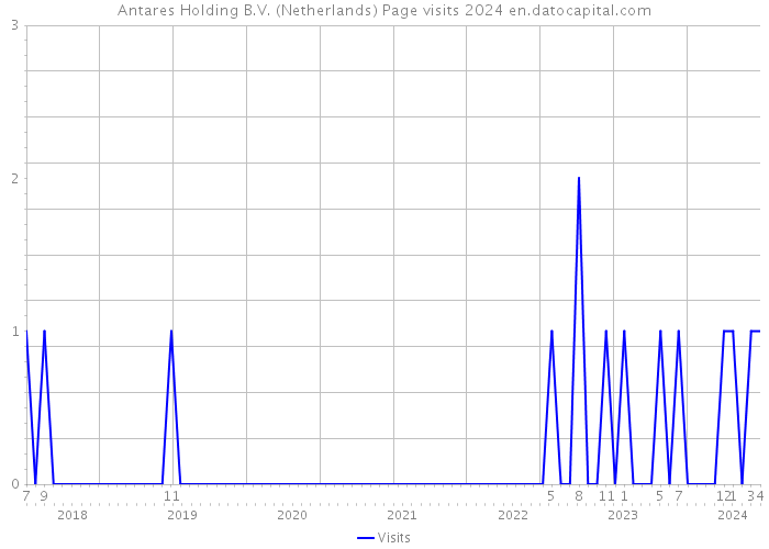 Antares Holding B.V. (Netherlands) Page visits 2024 