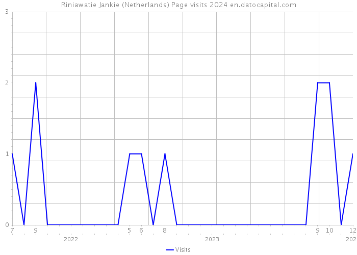 Riniawatie Jankie (Netherlands) Page visits 2024 
