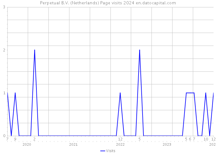 Perpetual B.V. (Netherlands) Page visits 2024 