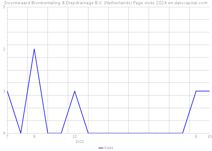 Doornwaard Bronbemaling & Diepdrainage B.V. (Netherlands) Page visits 2024 