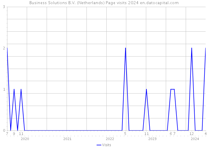 Business Solutions B.V. (Netherlands) Page visits 2024 