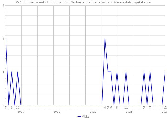 WP FS Investments Holdings B.V. (Netherlands) Page visits 2024 