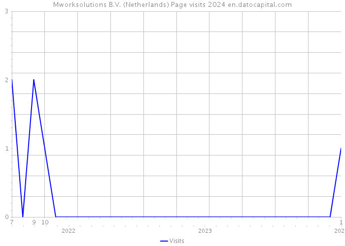 Mworksolutions B.V. (Netherlands) Page visits 2024 