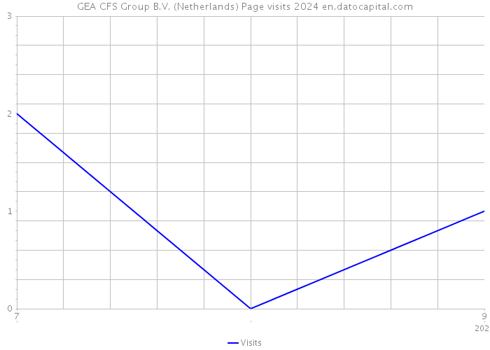 GEA CFS Group B.V. (Netherlands) Page visits 2024 