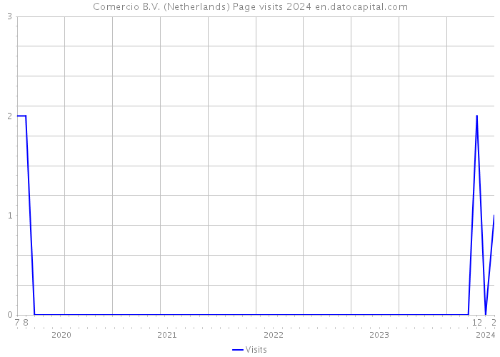 Comercio B.V. (Netherlands) Page visits 2024 