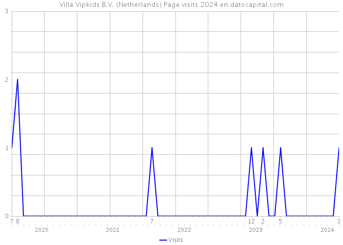 Villa Vipkids B.V. (Netherlands) Page visits 2024 