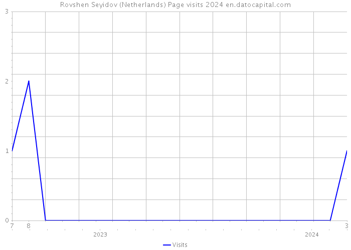 Rovshen Seyidov (Netherlands) Page visits 2024 