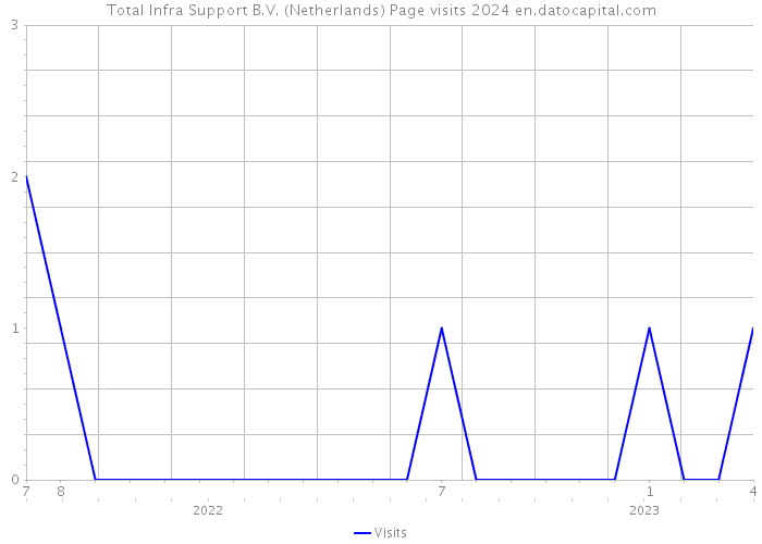 Total Infra Support B.V. (Netherlands) Page visits 2024 