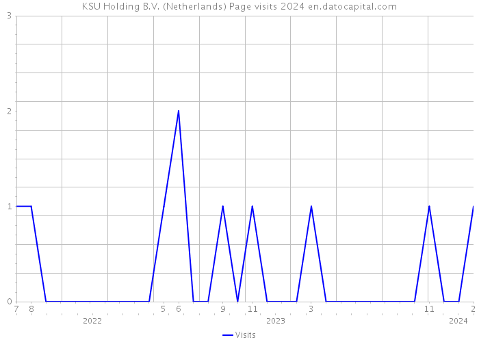KSU Holding B.V. (Netherlands) Page visits 2024 