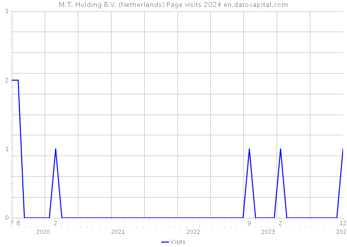 M.T. Holding B.V. (Netherlands) Page visits 2024 
