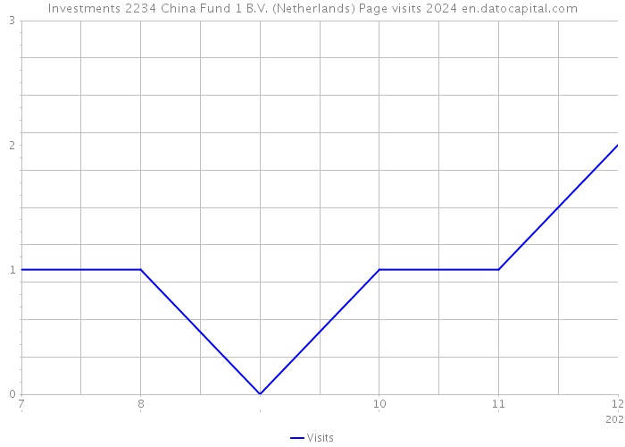 Investments 2234 China Fund 1 B.V. (Netherlands) Page visits 2024 