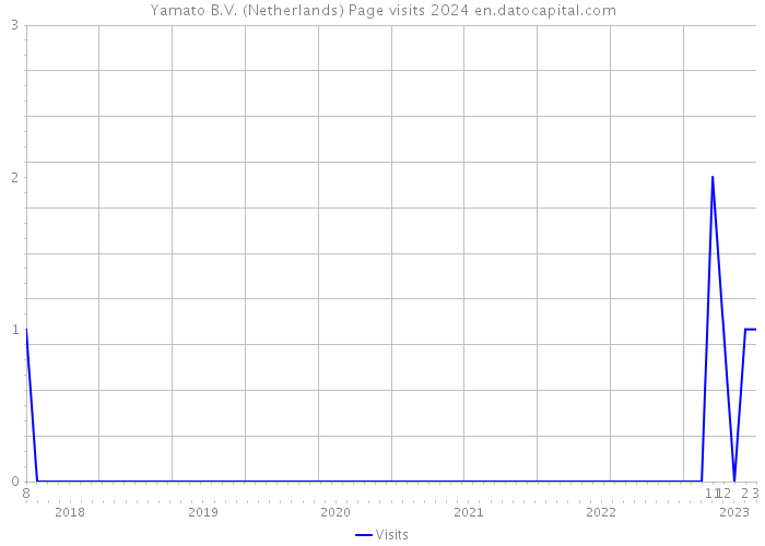 Yamato B.V. (Netherlands) Page visits 2024 