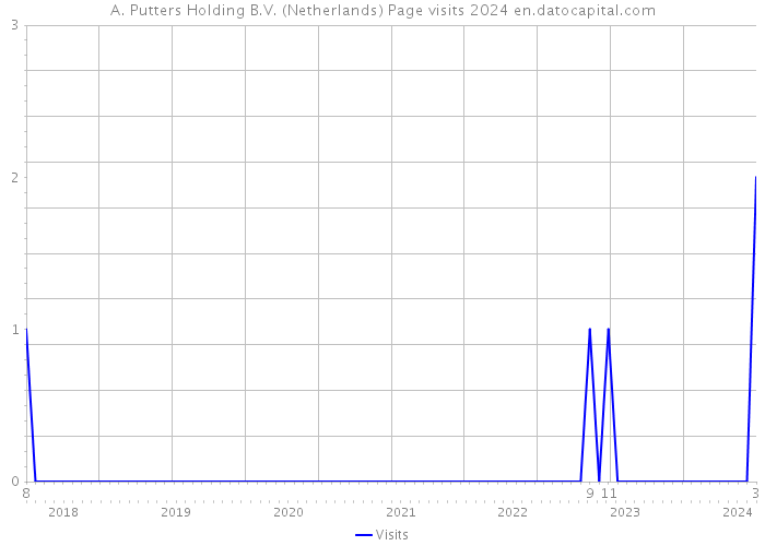 A. Putters Holding B.V. (Netherlands) Page visits 2024 