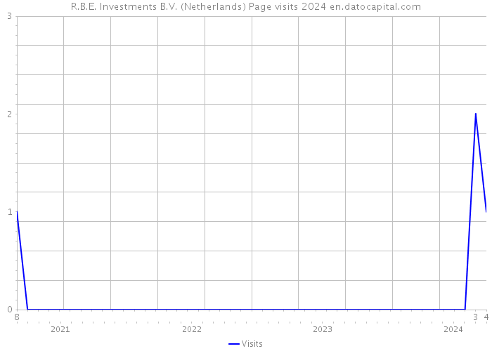 R.B.E. Investments B.V. (Netherlands) Page visits 2024 