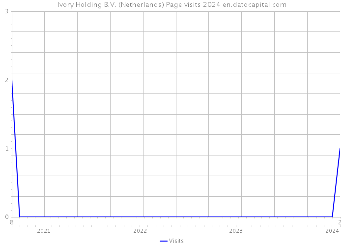 Ivory Holding B.V. (Netherlands) Page visits 2024 