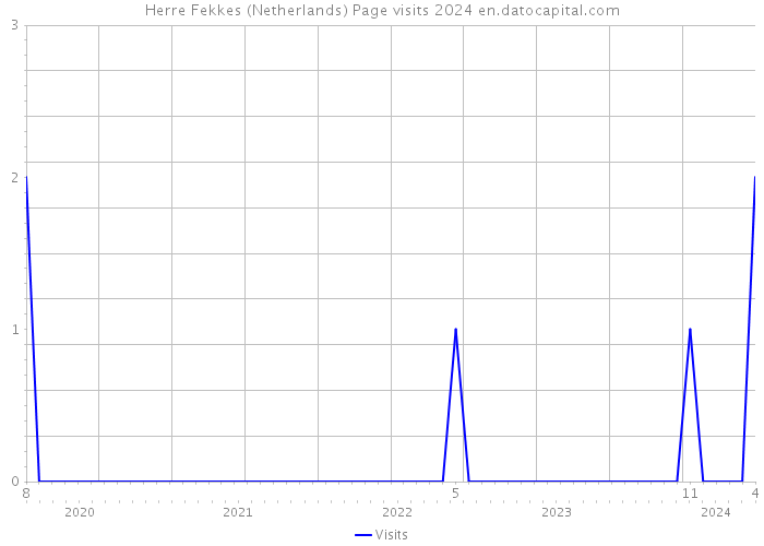 Herre Fekkes (Netherlands) Page visits 2024 